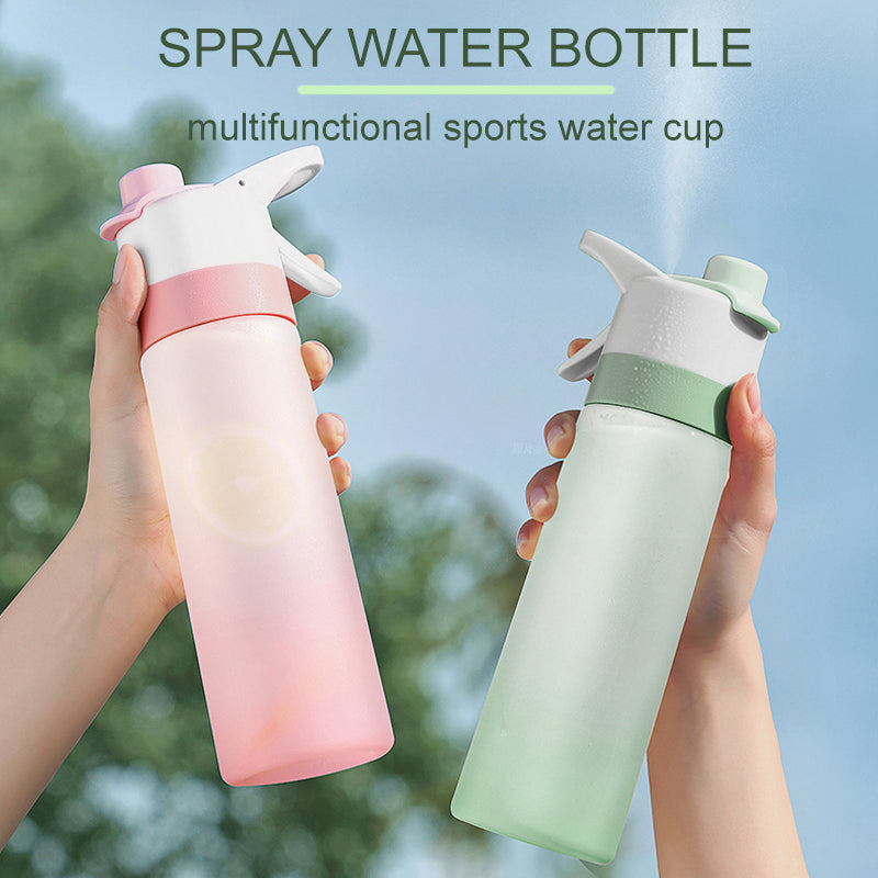 700ml Spray Water Bottle For Girls Outdoor Sport Fitness Water Cup Large Capacity Spray Bottle BPA Free Drinkware Travel Bottles Kitchen Gadgets