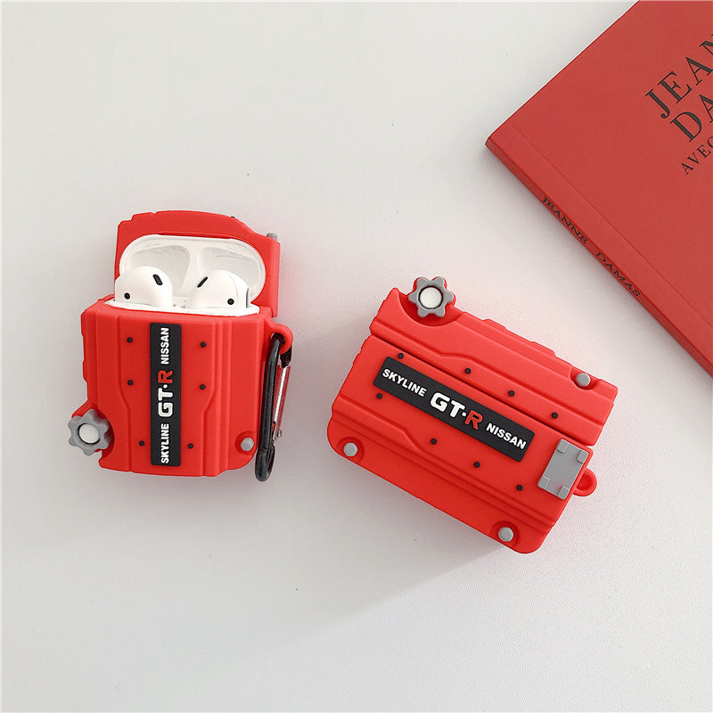 GTR Car Engine Wireless Earphone Cover Silicone Anti-fall Suitable