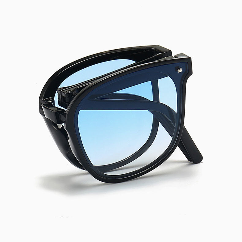 Folding Sunglasses Summer Beach Fashion Sun Protection Glasses